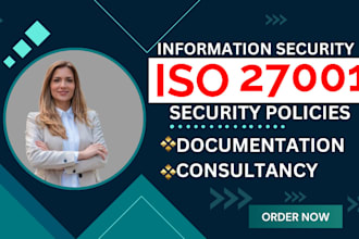write IT security policies and procedures aligned with iso 27001
