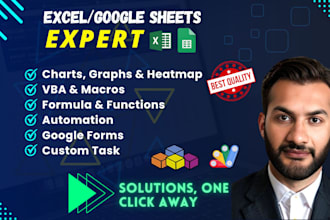 automate custom excel spreadsheets, vba, macros, apps script and google sheets