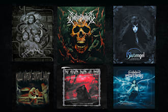 design heavy metal rock trash gothic death metal artwork