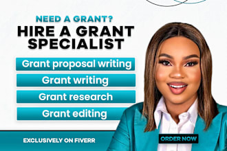 do grant research, write grant proposal, 501c3 grant proposal writing