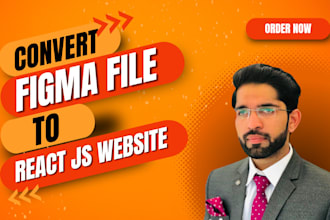 do convert figma file to reactjs website