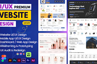design website ui ux design and mobile app ui ux design