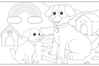 design a book cover and coloring pages