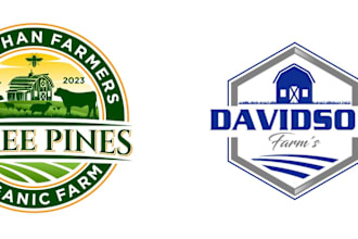 do modern farm,gambling,museum logo design