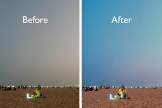 professionally color grade and edit your photos