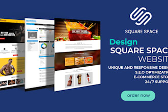 create, redesign, develop squarespace website