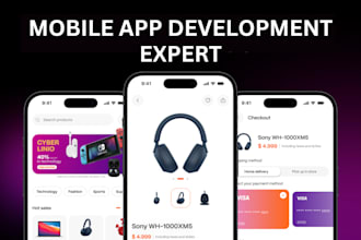 build ecommerce website app, multi vendor marketplace mobile app, restaurant app