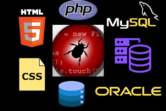 do design database and fix php script, mysql database issues or bugs