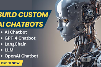 build ai chatbot using langchain, gpt 4, openai and llms with python