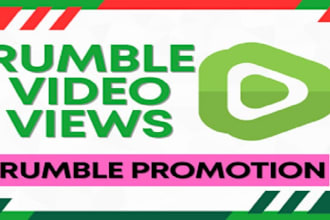 do organic rumble promotion, rumble video promotion rumble view