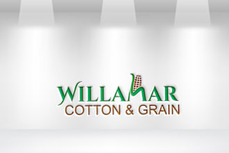 make high quality unique cotton store farmers logo design