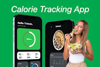 develop a calorie tracking, diet and nutrition app like myfitnesspal