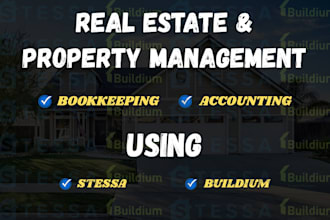 do real estate property management bookkeeping accounting using stessa buildium