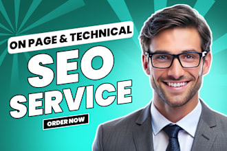 do onpage SEO and technical optimization for your website