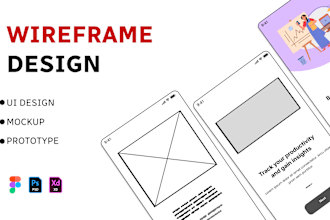 do professional wireframe, prototype for your app  uiux mockup in figma