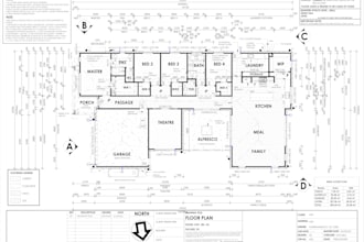 draft architectural developer approval plan and elevations