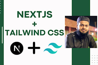 develop nextjs website using tailwind CSS