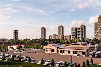do 3d warehouse exterior and interior modeling and photorealistic rendering