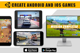 create 3d mobile game for earning in unity game development
