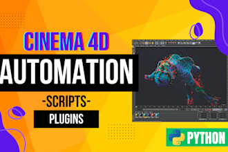 develop custom cinema 4d scripts and plugins c4d automation