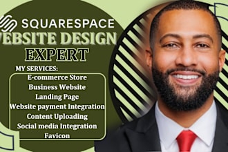 do squarespace website design or redesign squarespace development square website