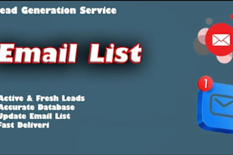 provide niche target active and verified mail list