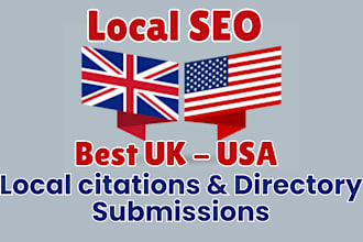 link building USA UK local citations business listing directories google SEO
