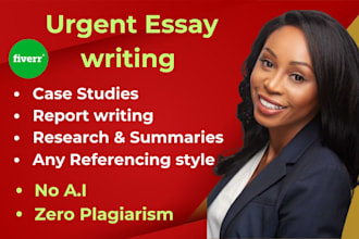 do urgent research project, report, case study, and summaries in apa, mla