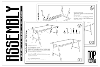 create professional product assembly instructions and instruction manual