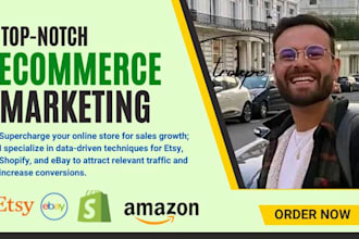 promote your etsy, ebay, shopify and amazon using paid marketing on social media