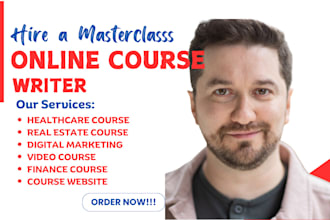 do online course editing, book activity, course web upload, video course editing