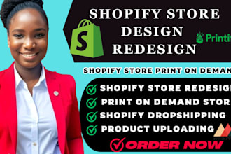 clone shopify migration copy, shopify print on demand  website design, printful