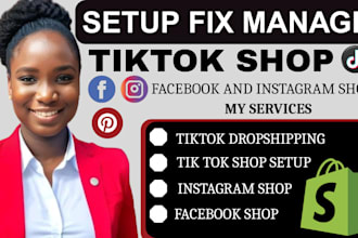 fix tik tok shop setup tik tok shop dropshipping marketing tik tok ads manager