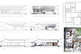 convert point cloud scan PDF hand drawing to 2d autocad