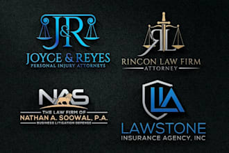design awesome law firm, lawyer or legal logo with super color