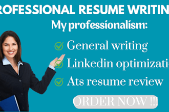 write a professional medical resume, cover letter, linkedin optimization, cv