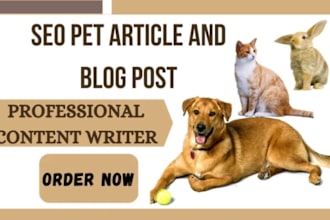 write engaging pet articles, dog, cat and pet blog, travel, dog training