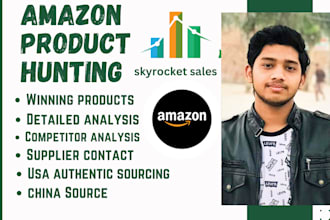 do product hunting, research for private label, fba wholesale