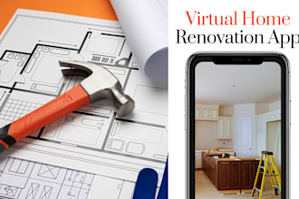 create a virtual interior design app, home renovation app like houzz