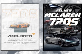 create car flyers posters leaflets for promotional usage