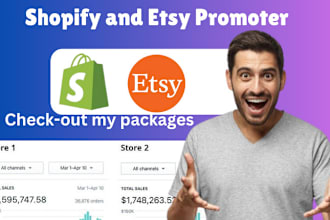 promote shopify etsy store shop products seo traffic marketing promotion sales