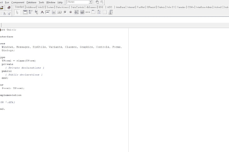 write an application with delphi
