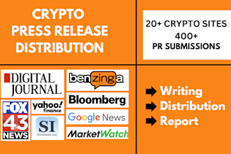 do crypto press release distribution provide pr distribution top crypto websites