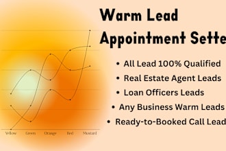 provide qualified warm lead and appointment setup