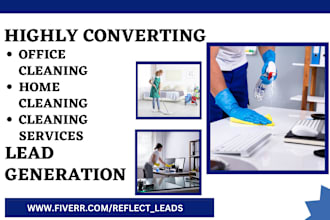 generate home cleaning leads renovation upholstery housekeeping cleaning leads