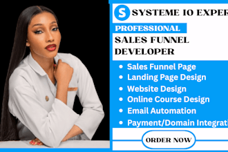create systeme io sales funnel,systeme io landing page,systeme io website