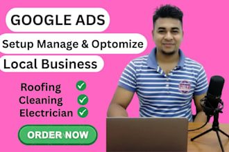 run google PPC ads for electricians, handymen, roofing, and cleaning business