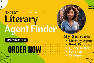 find top active literary agent for fiction, nonfiction, manuscript, screenplay