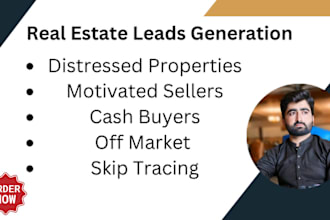 provide all type of property leads with skip tracing
