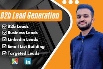 do b2b lead generation, email list building for increasing sales